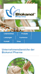 Mobile Screenshot of biokanol.de